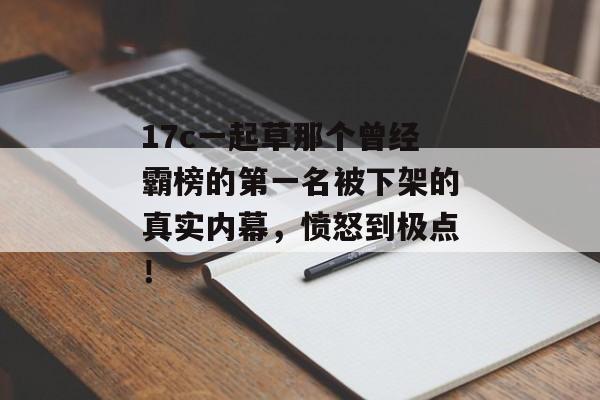 17c一起草那个曾经霸榜的第一名被下架的真实内幕,愤怒到极点!